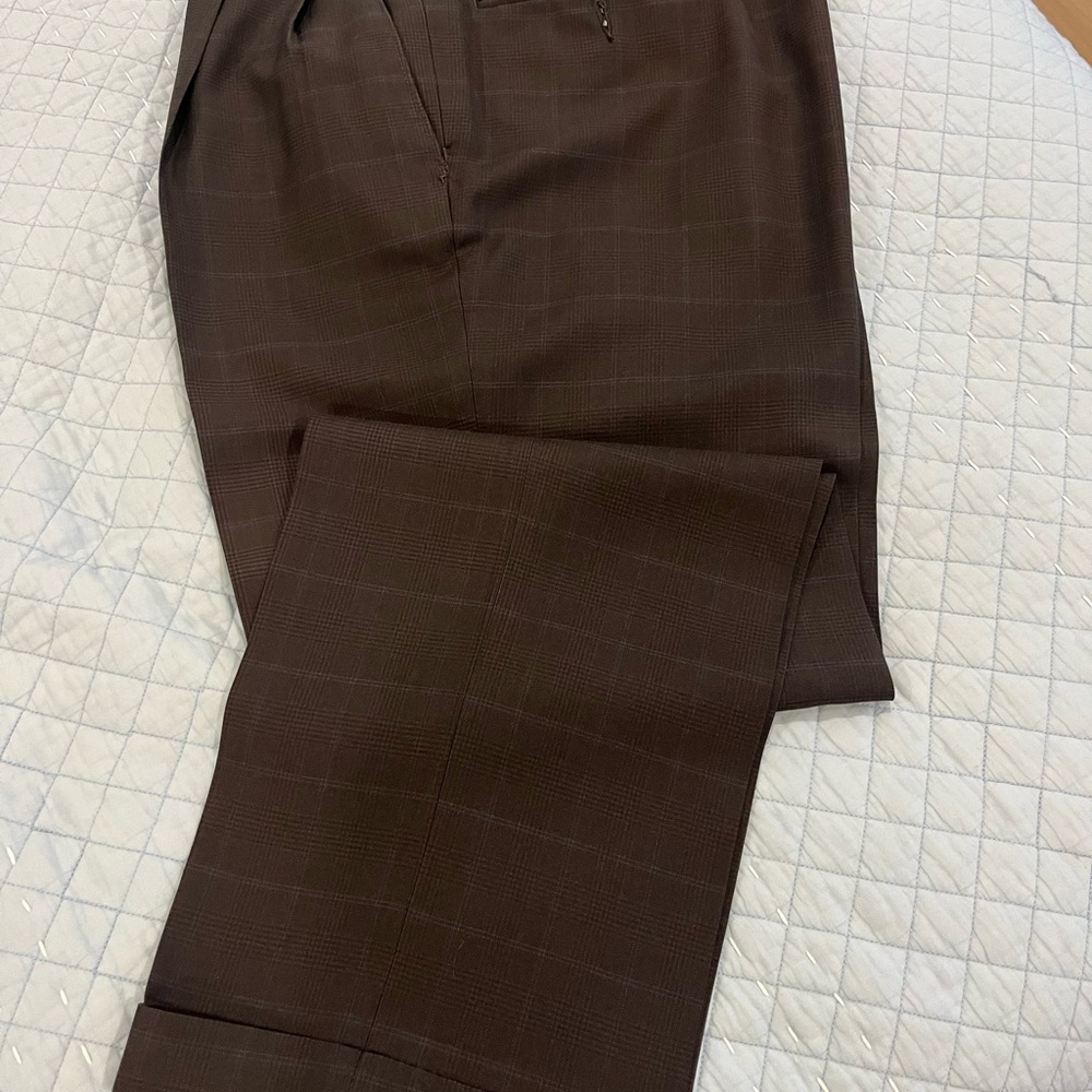 Ralph Lauren Brown Tailored Dress Pants